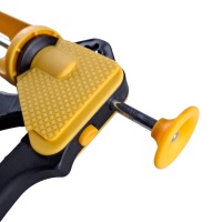 пистолет для герметика 390 мл., полукорпусный, пластиковый, "maximum" mx 16064 оптом