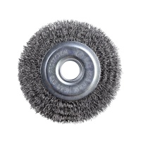 Щетка плоская для УШМ 125 мм, 5", чёрная, волнистая проволока,"Maximum" MX 17863 оптом