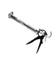 Пистолет для герметика 310 мл., полукорпусный, хромированный, "MAXIMUM" MX 13544